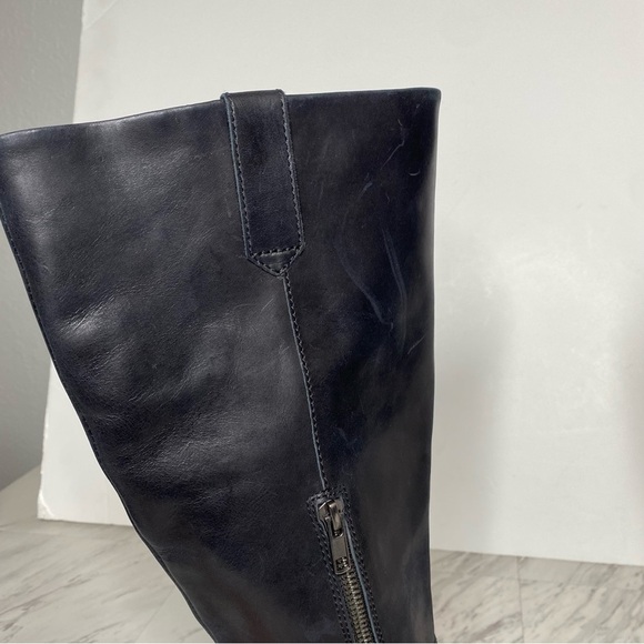 Born Shaunie Black Leather Riding Boot 6M - Picture 9 of 14